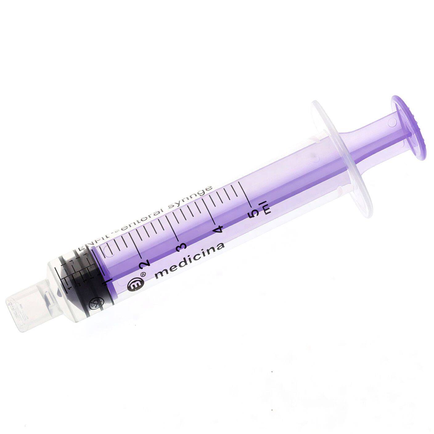 Medicina ENFit Enteral Syringes 5ml Pack of 100 1 Medicina ENFit Enteral Syringes 5ml Pack of 100