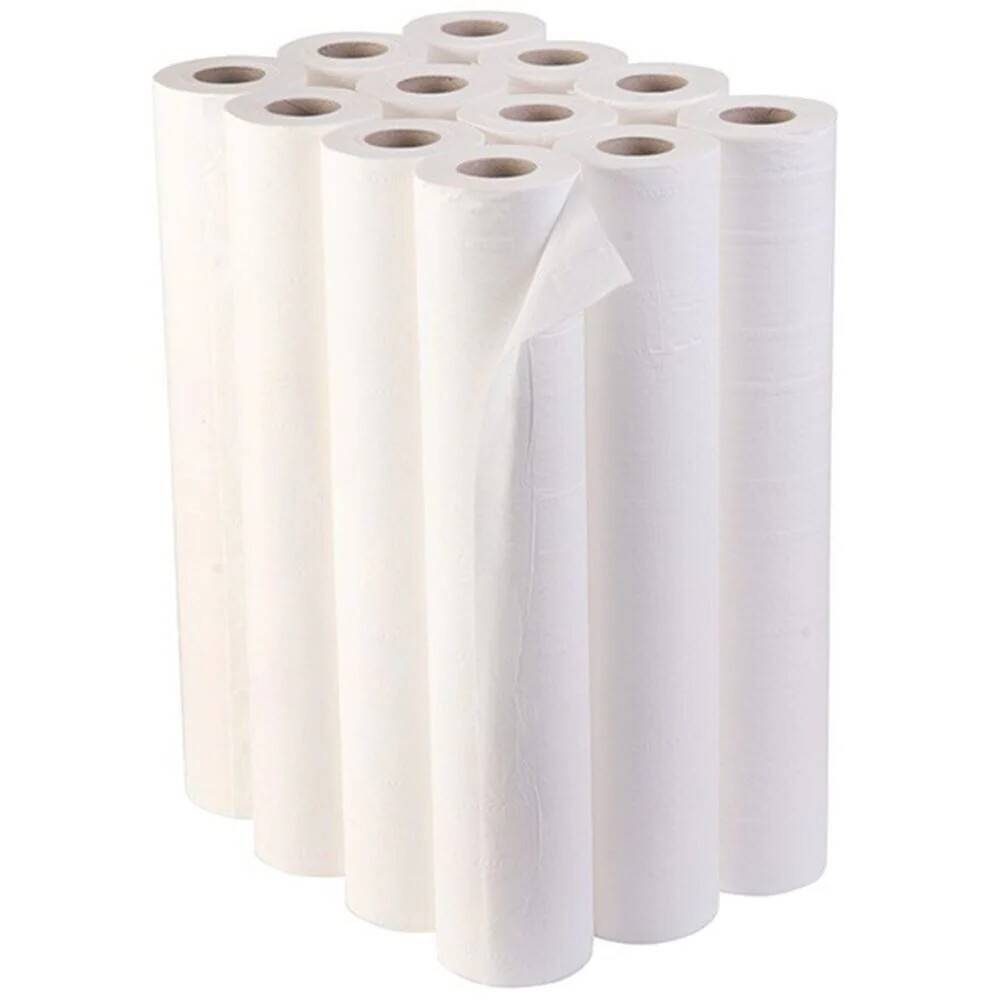 White Couch Roll 2 Ply 40m x 500mm Box of 12